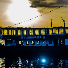 Gegenlicht Flensburger Hafen